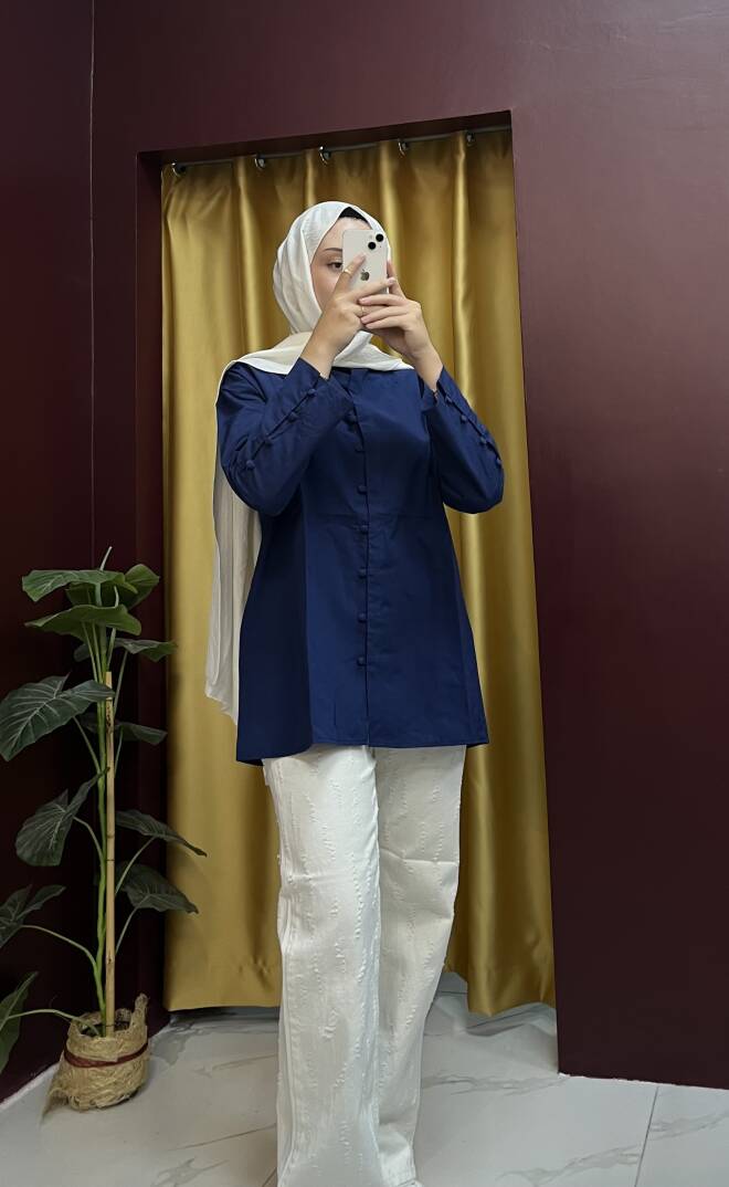 Kol Manşetli Gömlek - 4