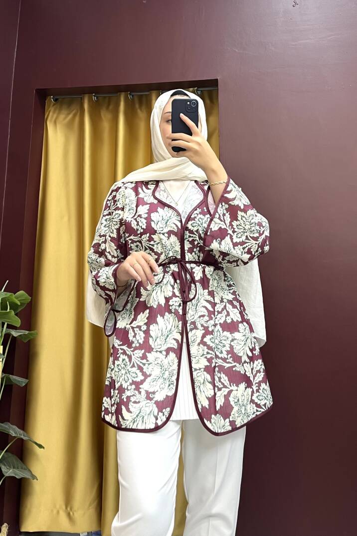 Desenli Kimono - 2