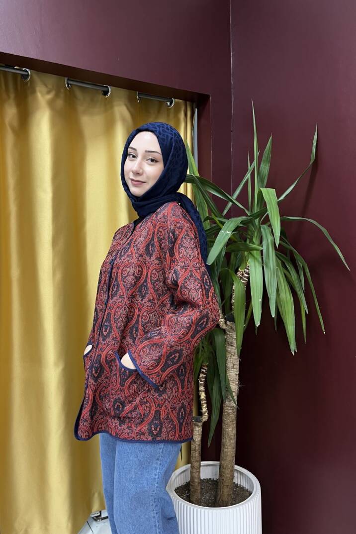 Etnik Desen Ceket - 3