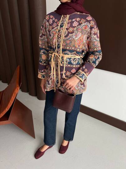 Etnik Desen Ceket - 4