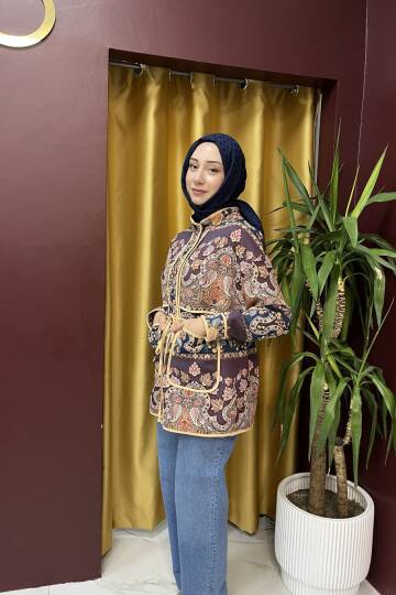 Etnik Desen Ceket - 6