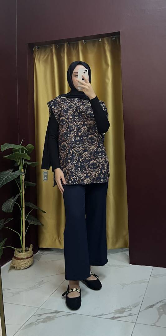 Etnik Desenli Yelek - 2