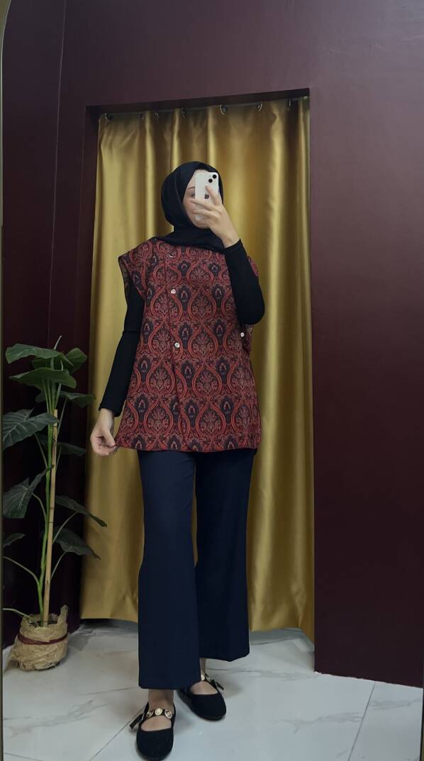 Etnik Desenli Yelek - 3