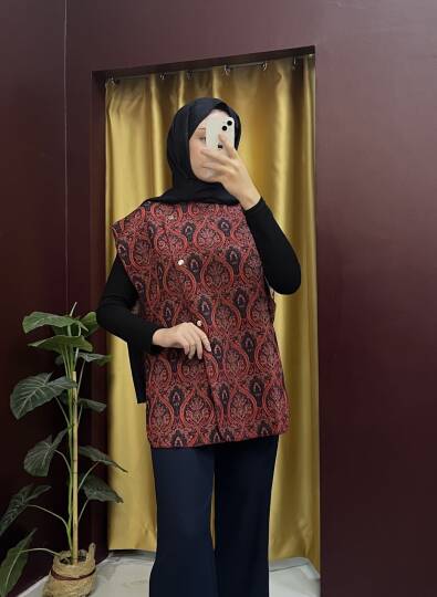 Etnik Desenli Yelek - 4