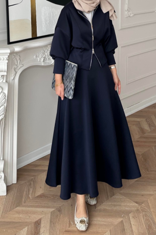 Fermuarlı Scuba Takım