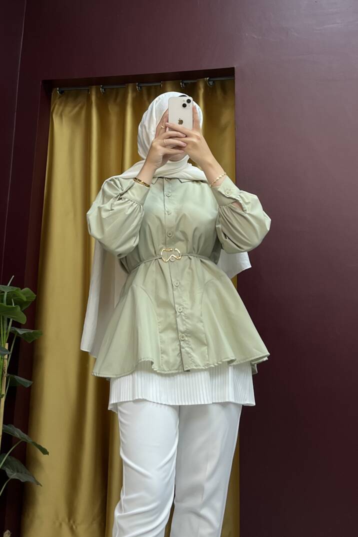 Gold Tokalı Gömlek - 7