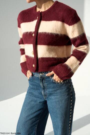 İki Renkli Hırka  - 5