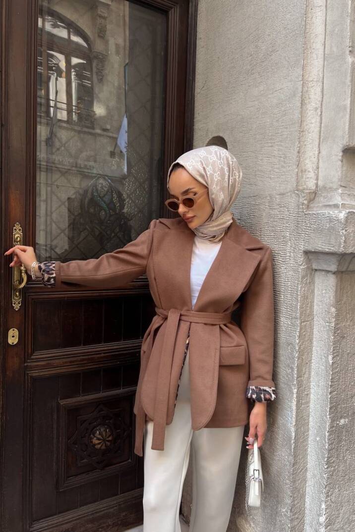 Kaşe Blazer Ceket - 1