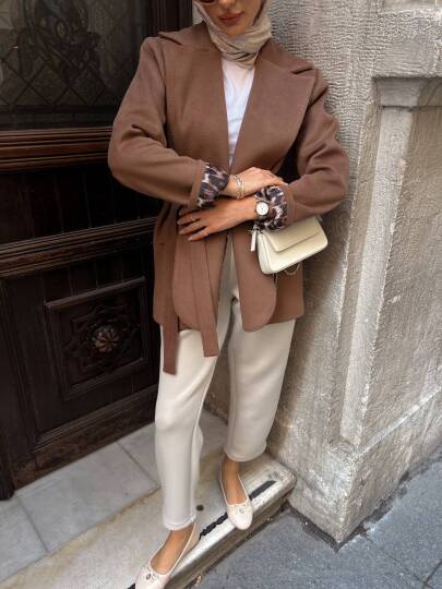 Kaşe Blazer Ceket - 4