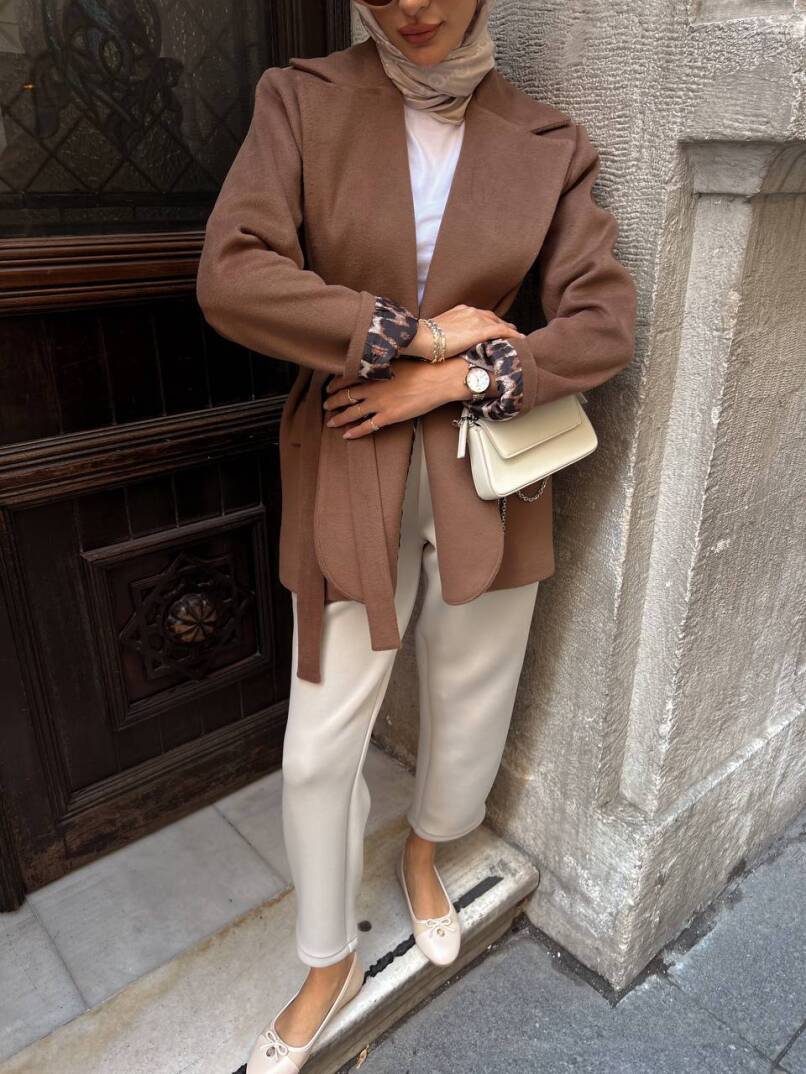 Kaşe Blazer Ceket - 4