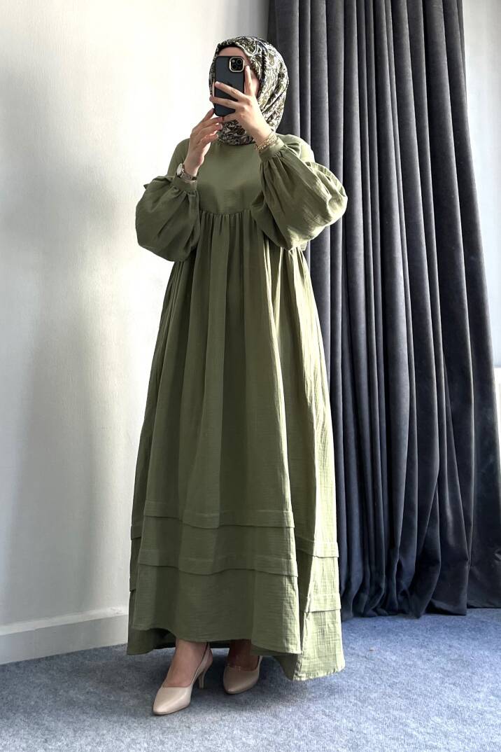 Müslin Salaş Elbise - 5