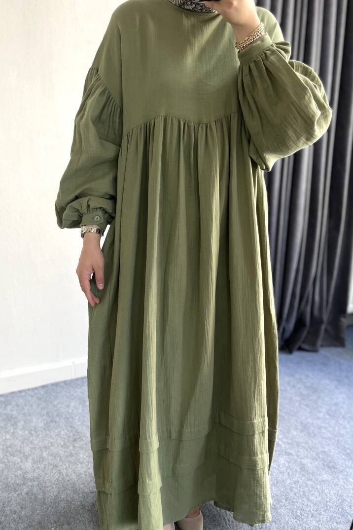 Müslin Salaş Elbise - 6