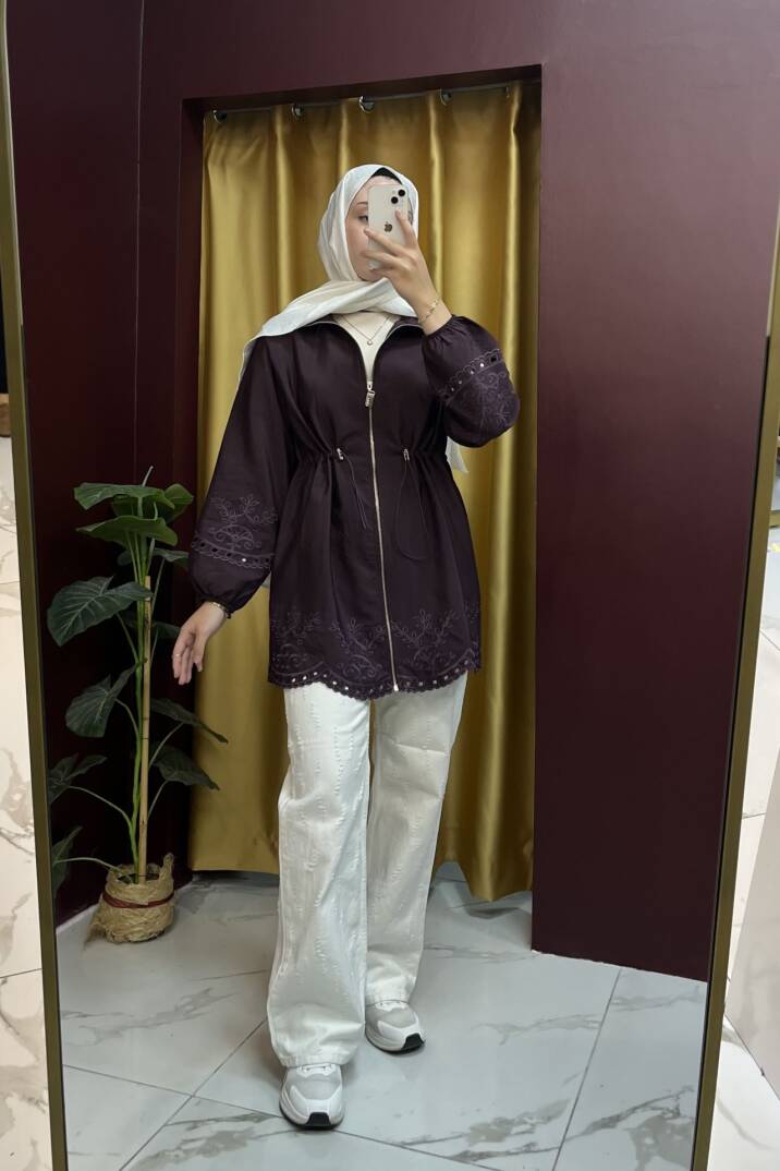 Nakış Detaylı Ceket - 3