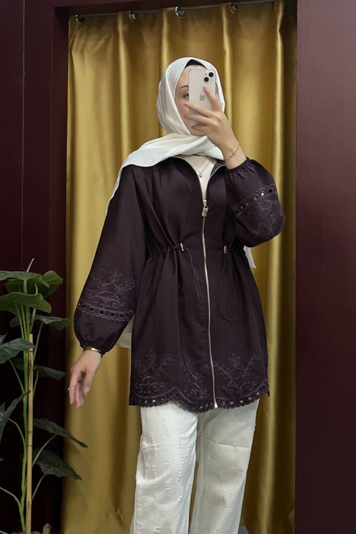 Nakış Detaylı Ceket - 4