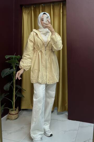 Nakış Detaylı Ceket - 7