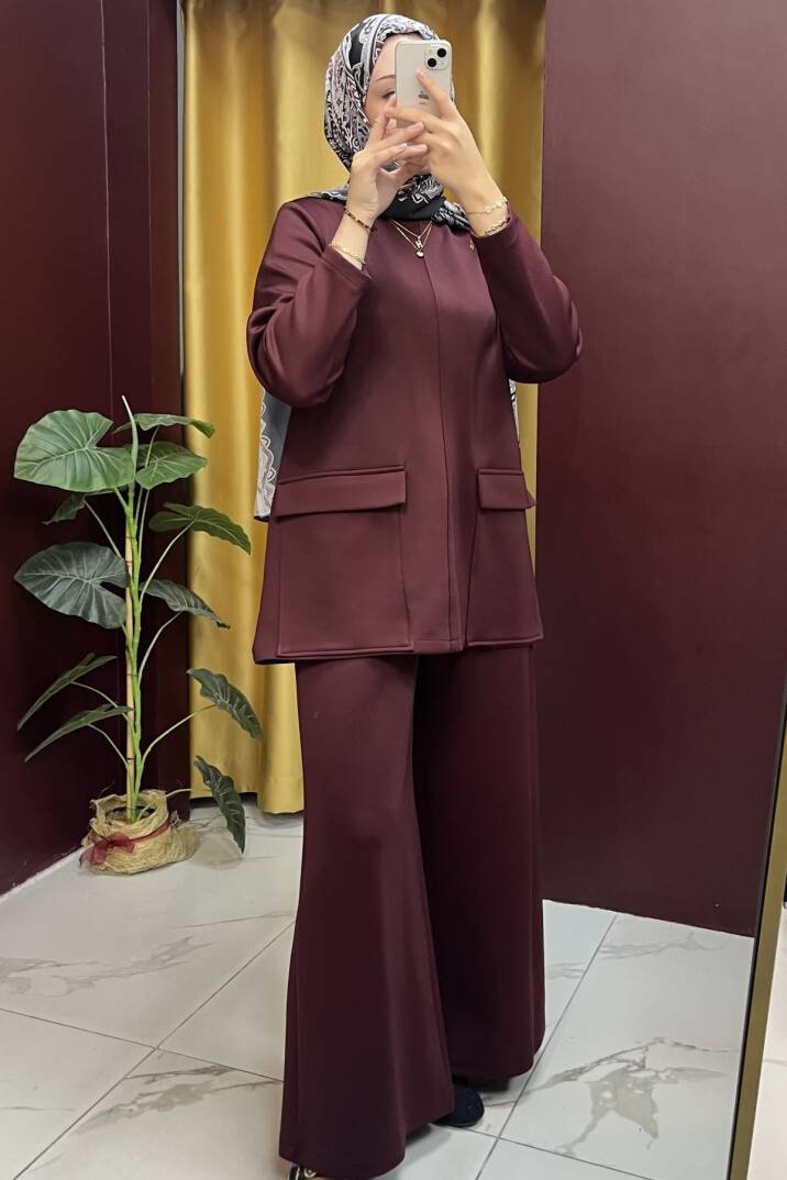 Scuba Pantolonlu Takım - 5