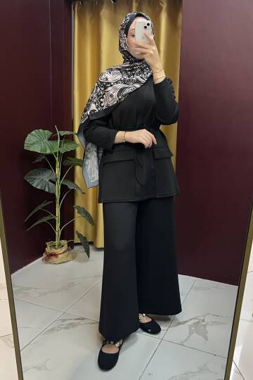 Scuba Pantolonlu Takım