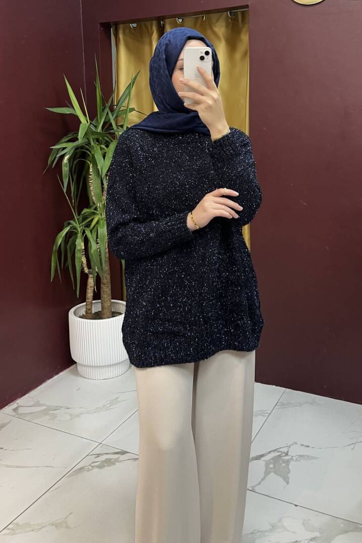 Simli Triko Tunik - 3