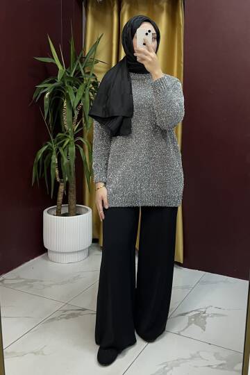 Simli Triko Tunik - 2