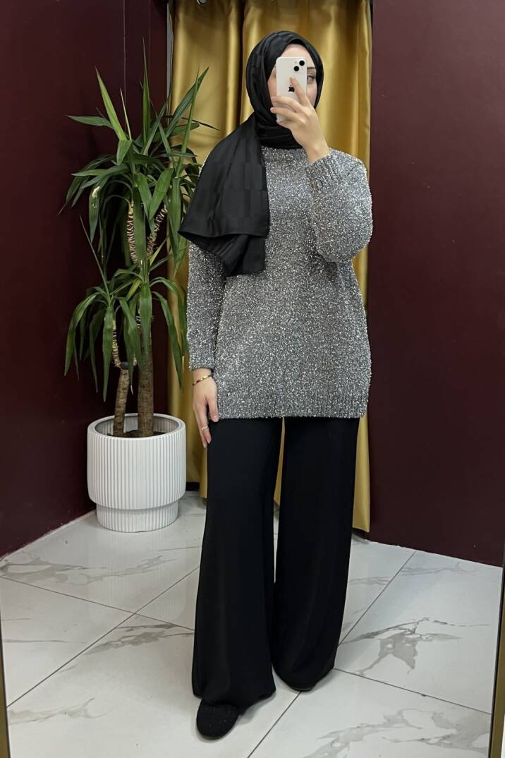 Simli Triko Tunik - 2