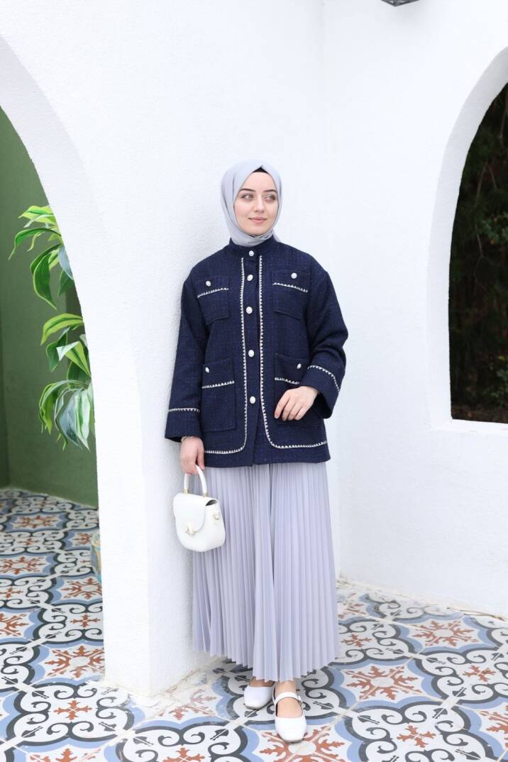 Simli Şanel Ceket  - 3