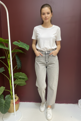 Straight Kot Pantolon - 1