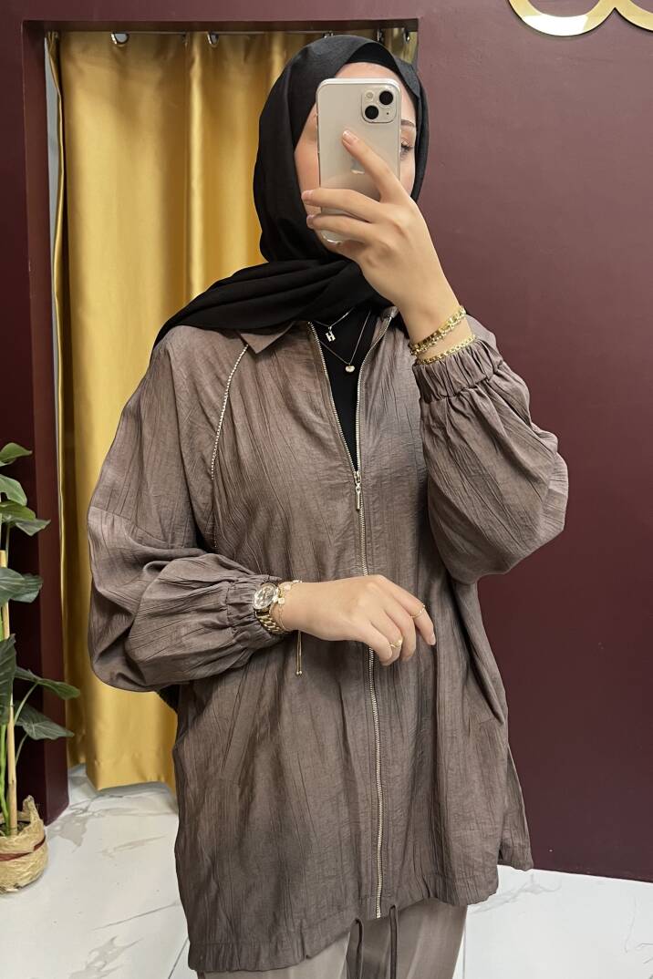 Taş Detaylı Kap - 2