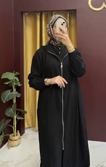 Yırtmaçlı Fermuarlı Kap - 5