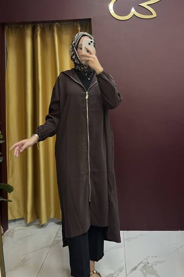 Yırtmaçlı Fermuarlı Kap - 3