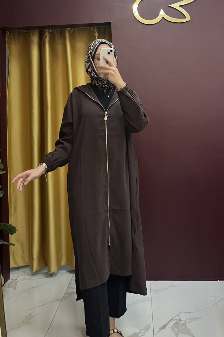 Yırtmaçlı Fermuarlı Kap - 3