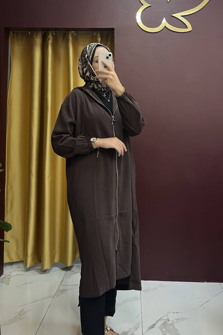 Yırtmaçlı Fermuarlı Kap - 1